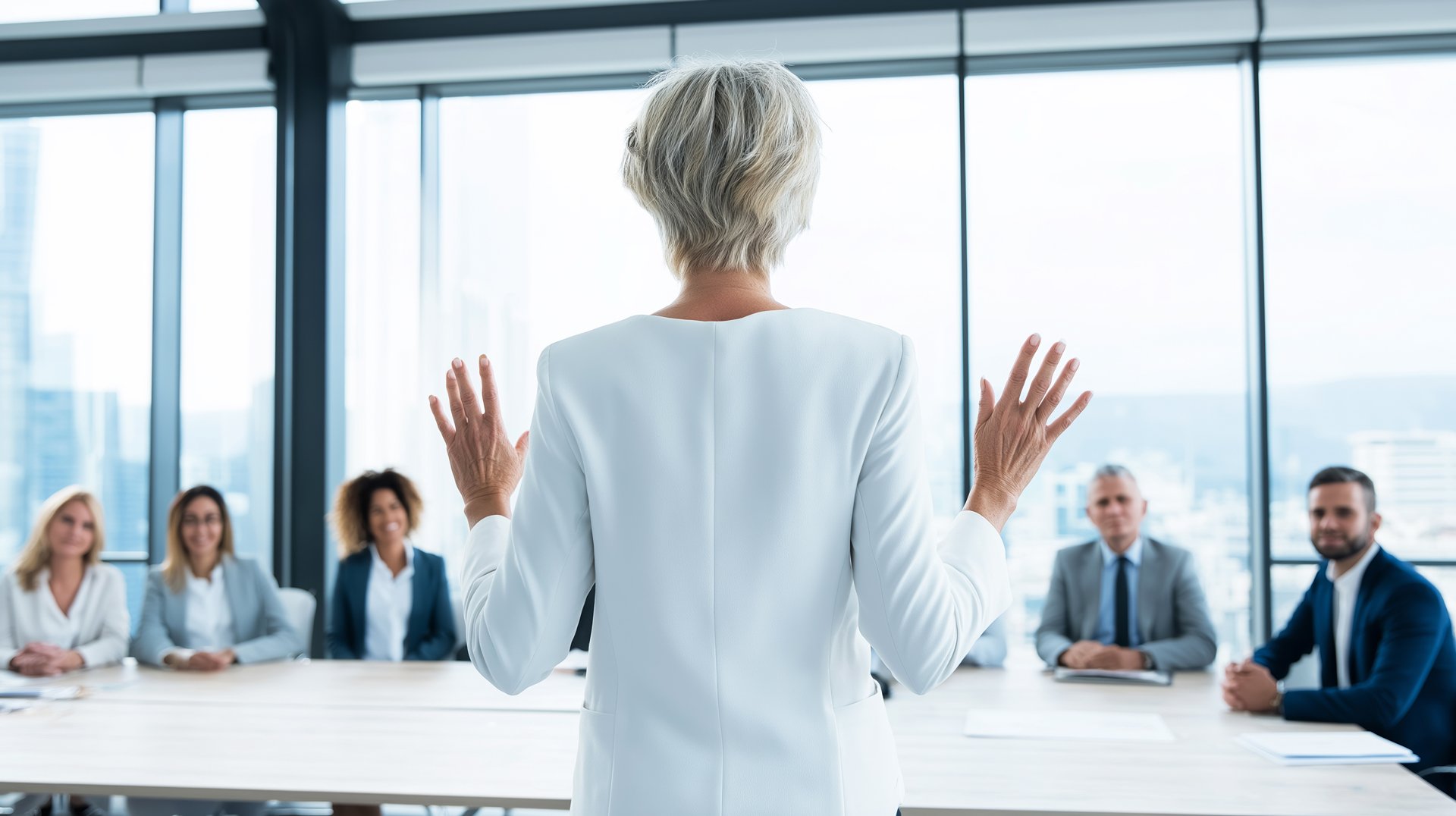 Executives in board room Executives in board room