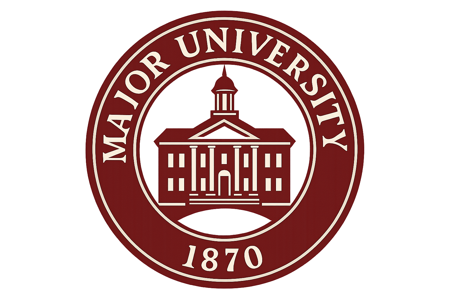 Logo of a major university